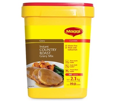 GRAVY COUNTRY ROAST INSTANT GF 2.1KG (MAGGI 12322571)