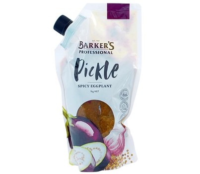 EGGPLANT PICKLE SPICY 1KG (BARKERS 76987)