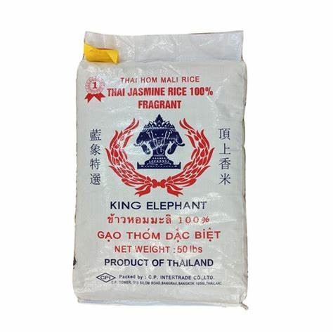 JASMINE RICE 22.68KG (KING ELEPHANT THAFLGR25)