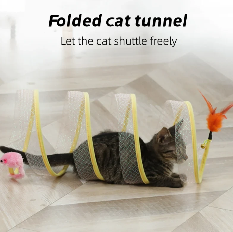 Folded cat tunnel