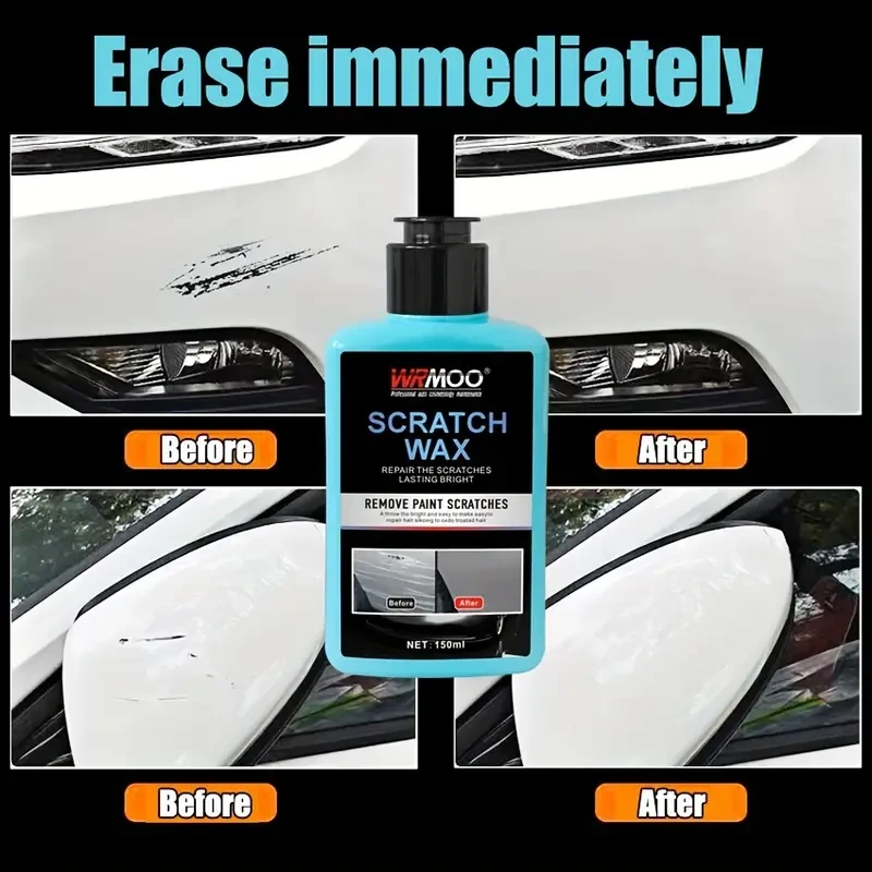 Scratch Wax Repair Kit - Restore & Protect Car Paint from Scratches & Swirls