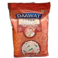 RICE BASMATI SUPER 5KG 4s (DAAWAT)