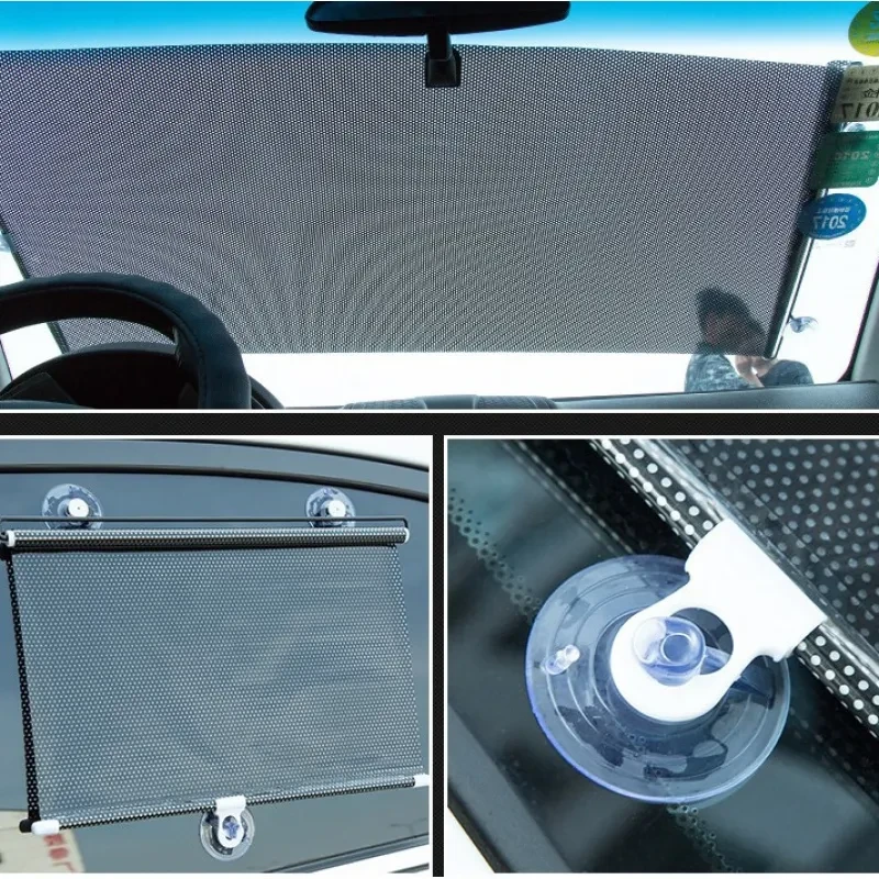 retractable window shade