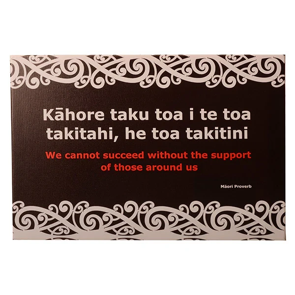 Inspirational Maori canvas