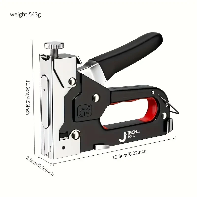 4 In 1 1Heavy-duty Stapler For DIY Home Decor Furniture Wood Frame Stapler