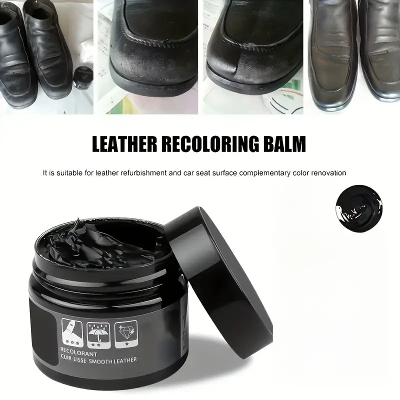 Leather Color Patching & Polishing Cream - Suitable for Sofa, Bag, Clothes, Jackets, Shoes