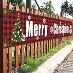 Christmas Outdoor Banner Flag Pulling