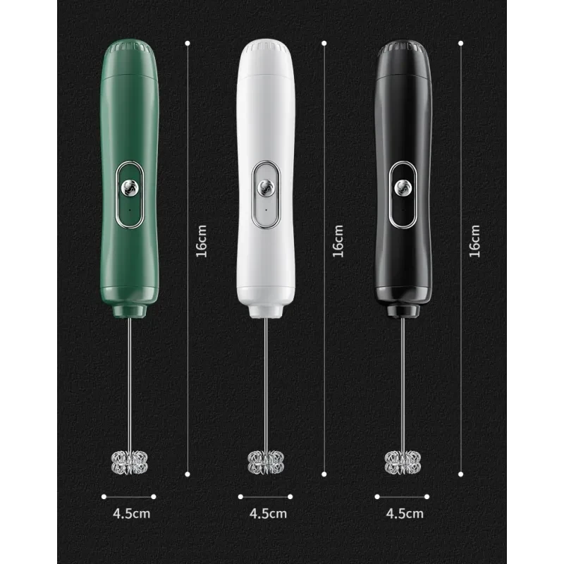 Milk Frother Egg Beater Coffee Frother Household Electric Milk Stirring Battery Handheld Blender
