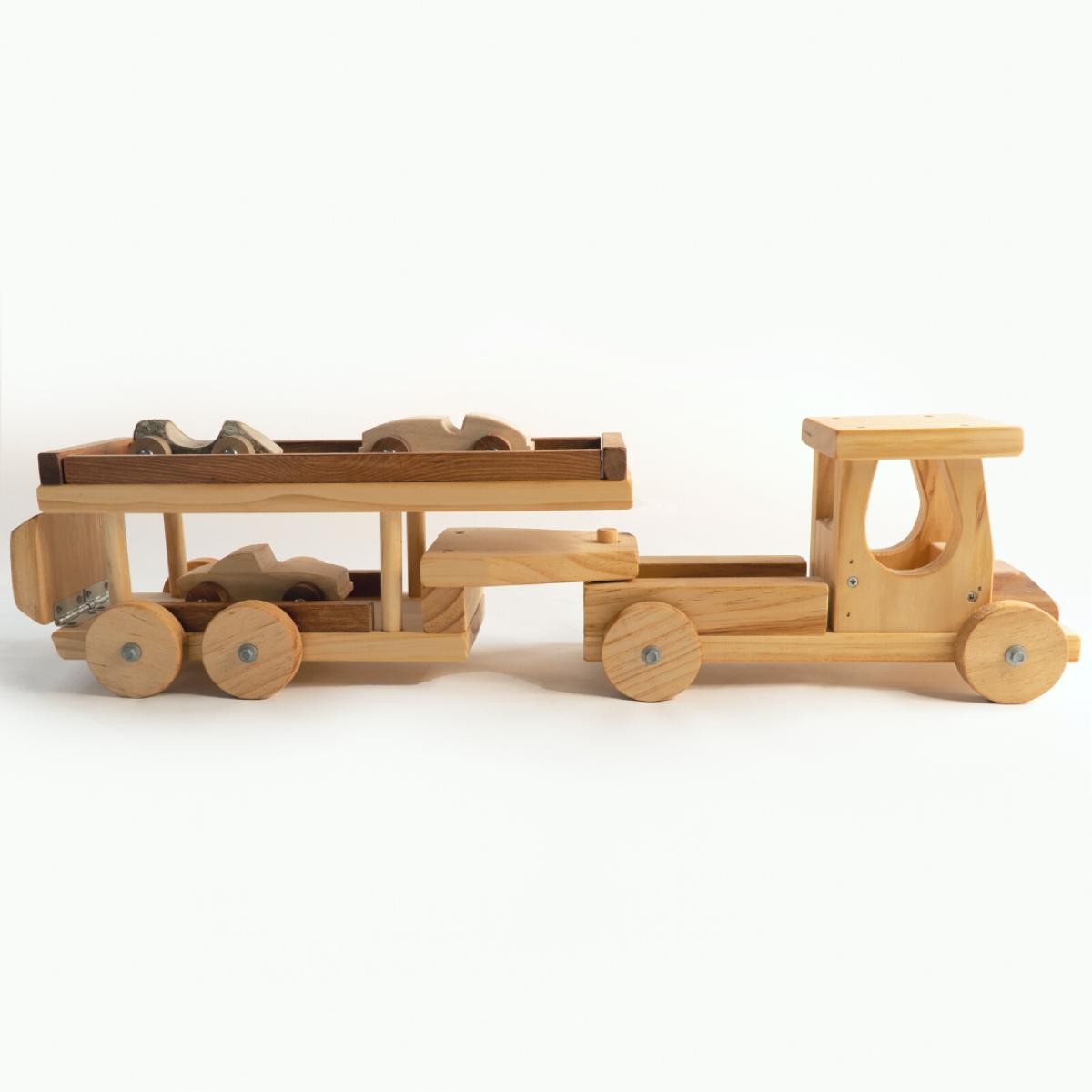 NZ Handmade| Car transporter with three cars  New from GiftTree NZ!