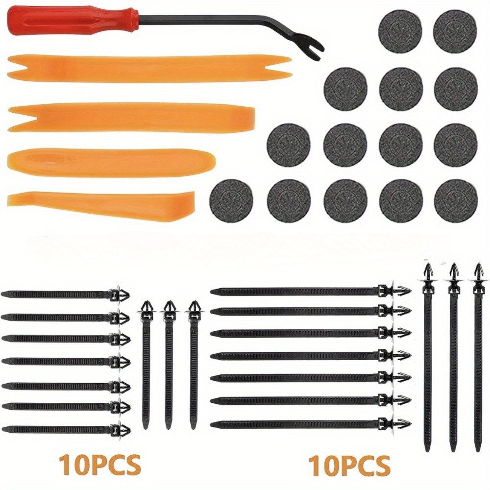 925pcs Boxed Buckle, Car Body Universal Fasteners Rivets Mudguard Expansion Screws Automotive Accessories