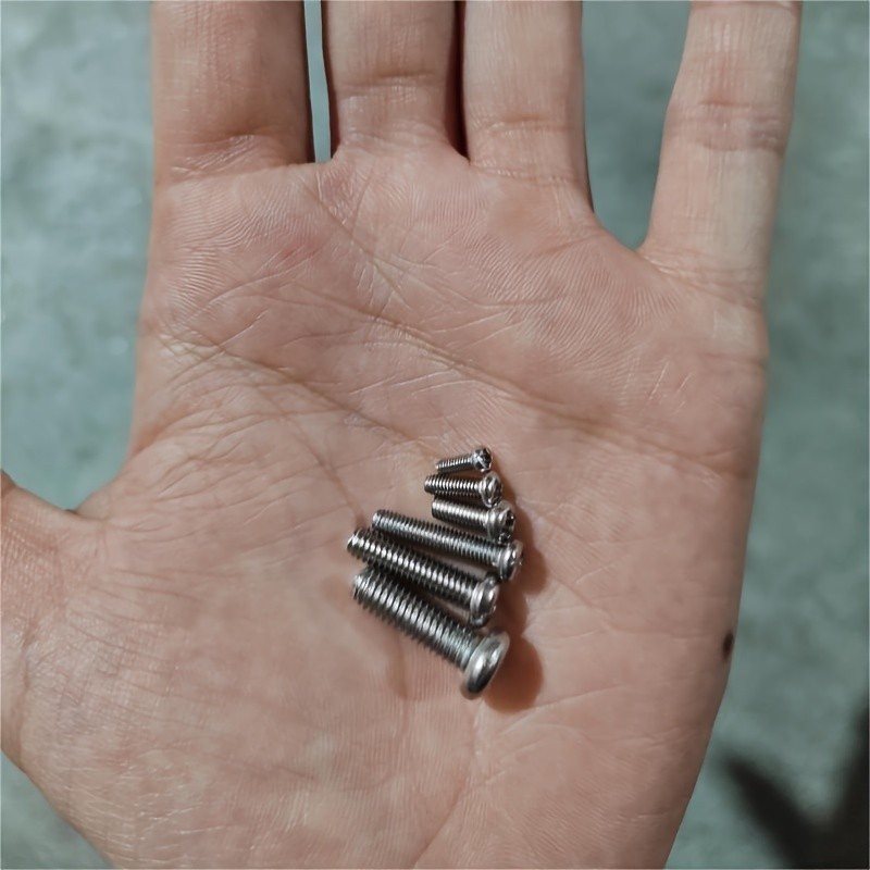 320pcs Stainless Steel SS304 Screws Assortment Kit, An Head Screws Nuts Bolts M2 M2.5 M3 M4 M5 Metric Nut and Bolt Set