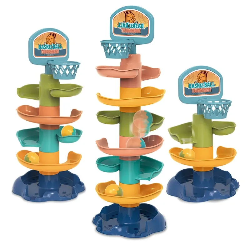 Rotating Slide Tabletop Assembling Game Toy
