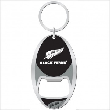 ABFERNSBOTOP Black Ferns Oval Bottle Opener