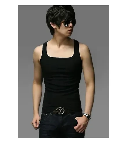 Men's Square Collar Vest