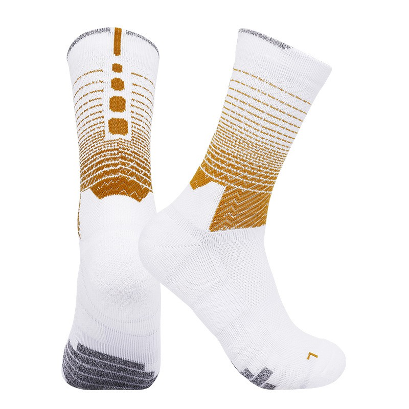 Professional Cycling Socks Running Sports Men Socks White