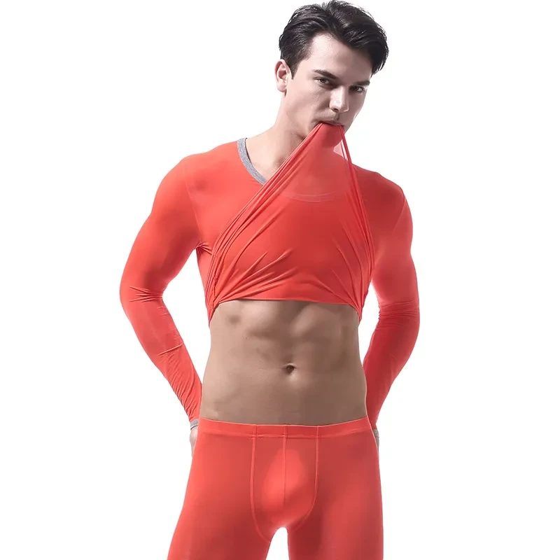 Men's Thermal Underwear Thin Autumn Coat