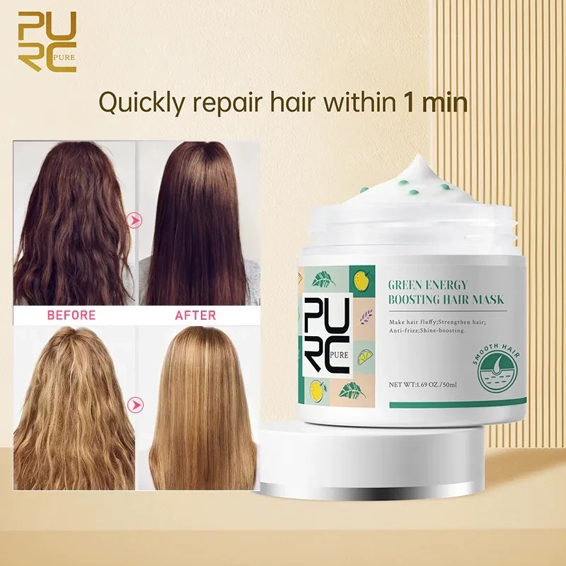 PURC Repair Hair Mask Green Energy Keratin