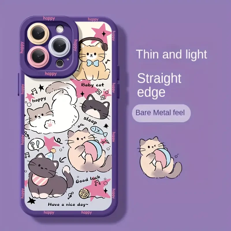 High Quality Anti-Fall Anti-Scratch Adorable Cat Mobile Phone Case