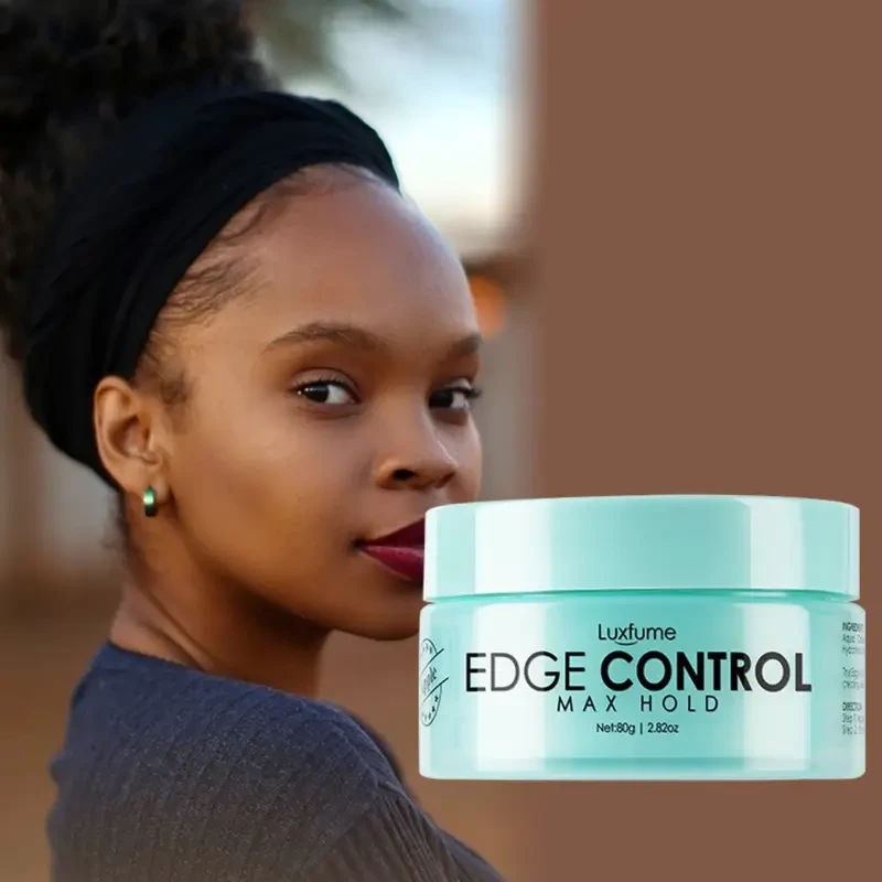Edge Control Gel Kit with Edge Control Hair Brush, Strong Hold Hair