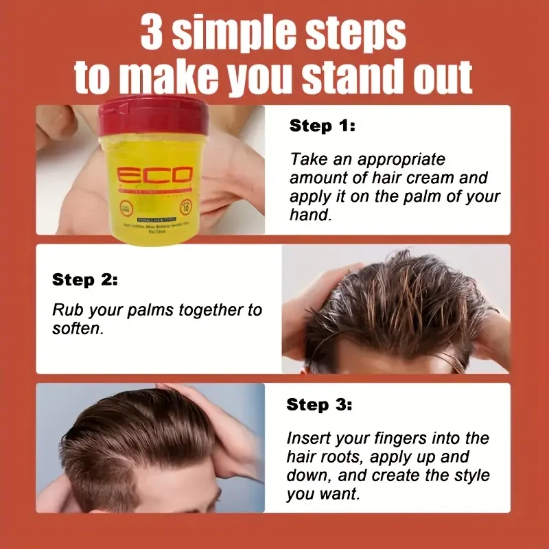 Hair styling gel - Hair shaping wax.