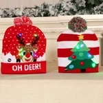 Christmas Theme LED Beanies - Buy 3 Free Shipping