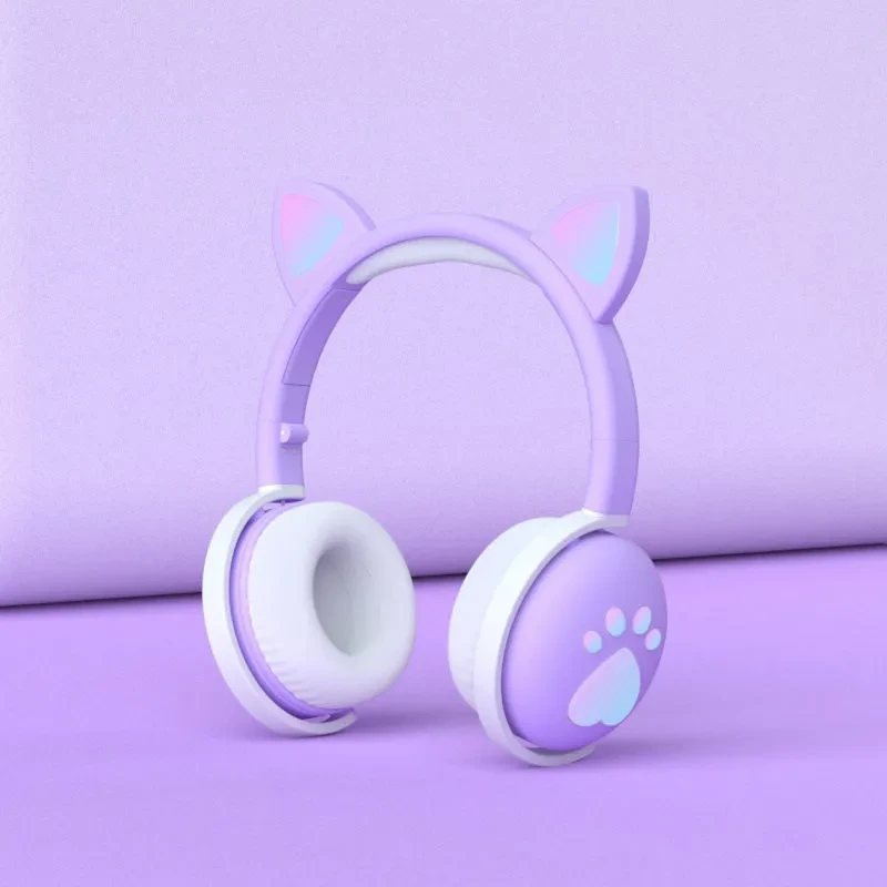 Luminous Cool Cat Ear Bluetooth Headset