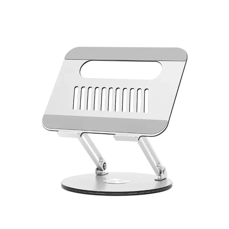 Aluminum Alloy Rotatable Laptop Stand Desktop Height Increased By Lifting And Foldable