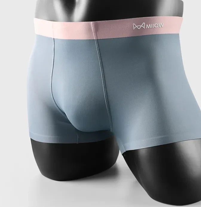 Underwear Ice Silk Boxer Seamless Thin Antibacterial Crotch Breathable Boxers
