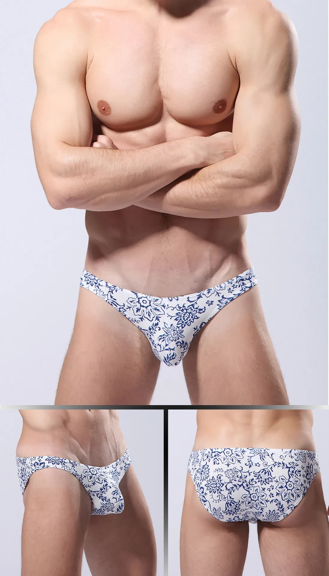 Men's Low Waist Panties Cartoon Printing Brand New