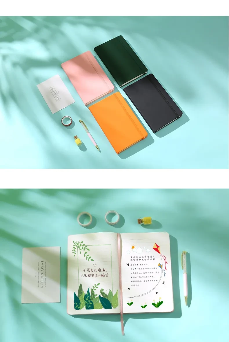 A5 tactile PU hardcover notebook