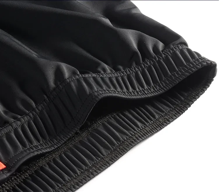 Loose Men's Underwear Breathable Fabric Silky Boxers Black