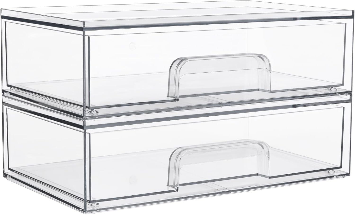 Stackable Containers with Drawers