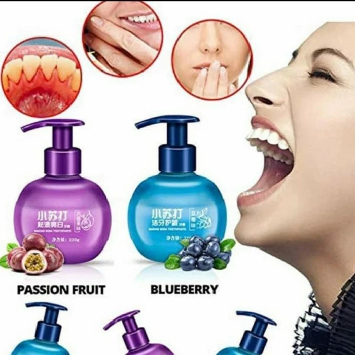 Baking soda toothpaste