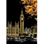 Handcrafted Nightscape Scratch Board