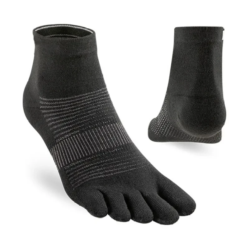 Professional Running Sports Yoga 200N Breathable Quick-drying Short Tube Toe Socks Tube Socks Black