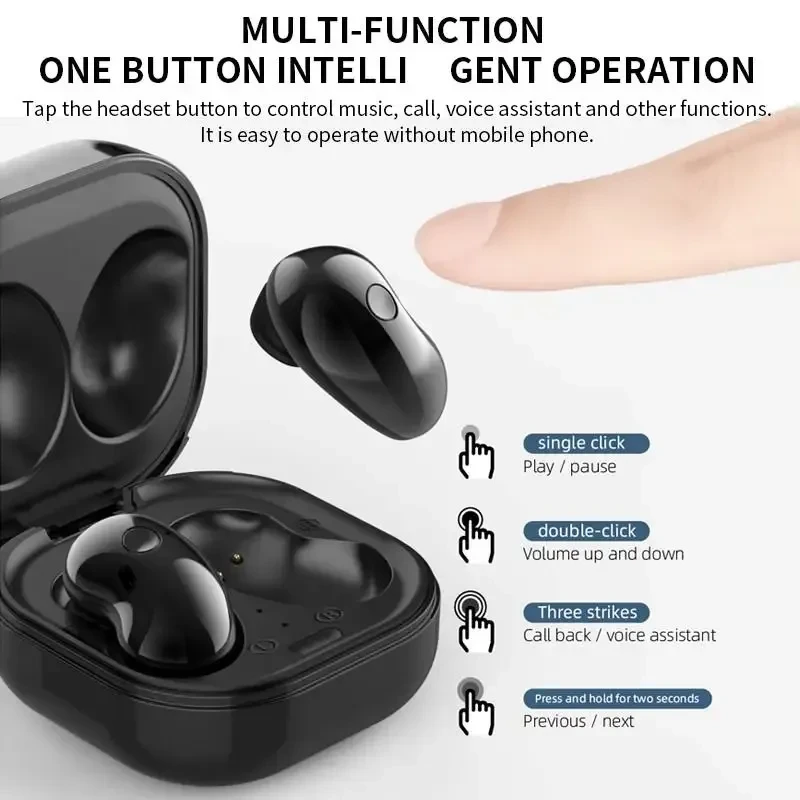 Buds Bluetooth 5.0 Earphone Wireless Headphones 9D Stereo Sport Headset Stereo Earbuds with Mic PK R175 R180 Live for Smartphone