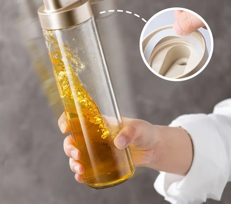 Glass Oil Kettle Automatic Opening And Closing Kitchen Gravity Sensor