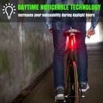 USB Rechargeable LED Bike Tail Light