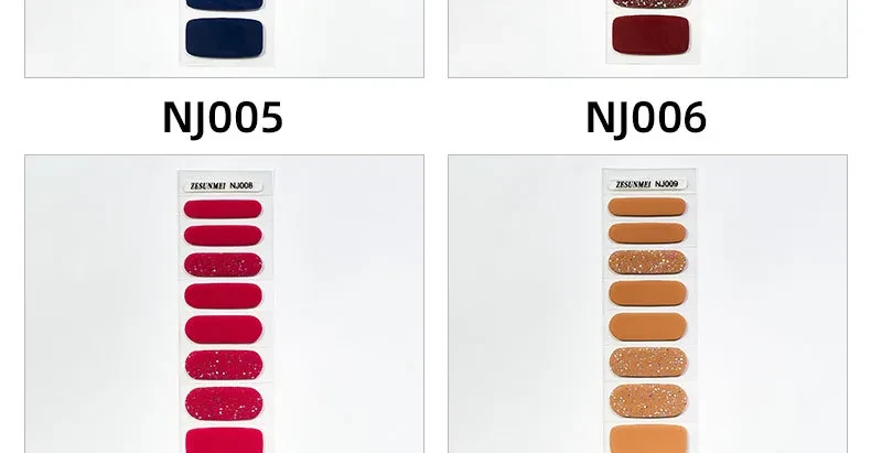 Solid Color Full Paste Waterproof Manicure