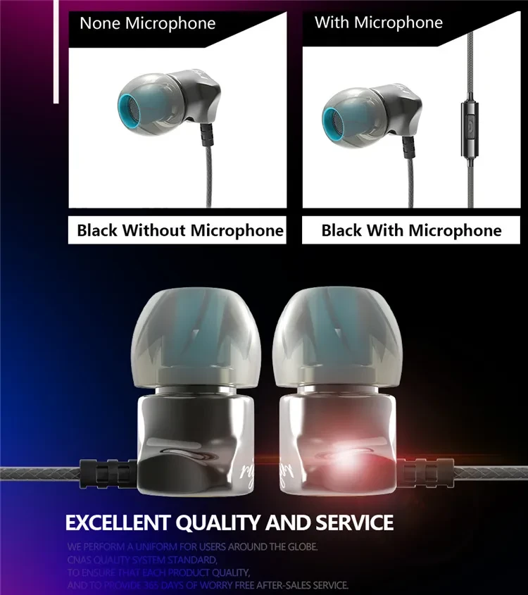 DM7 headphones in-ear bass