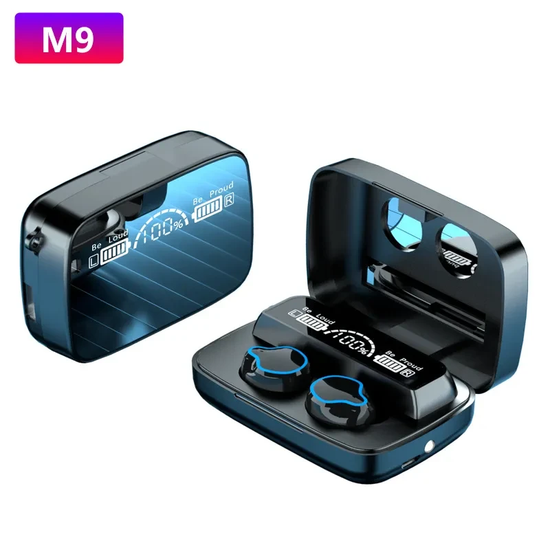 Wireless Binaural Mini Sports Touch Digital Display 5.0 Bluetooth Headset