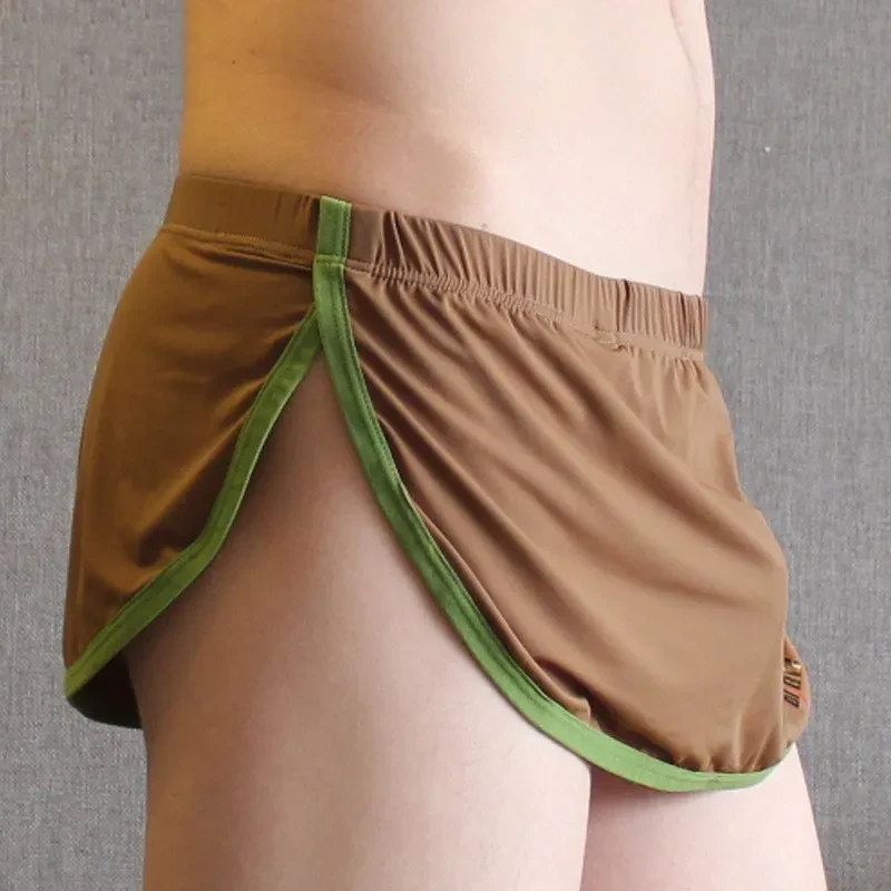 Men's Household Underwear Is Silky And Smooth Coffe