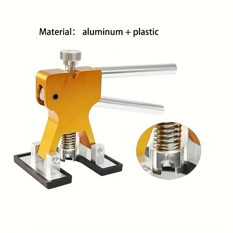 Paintless Body Dent Repair Kit - Instant Car Dent Fix with Puller Tabs & Mats