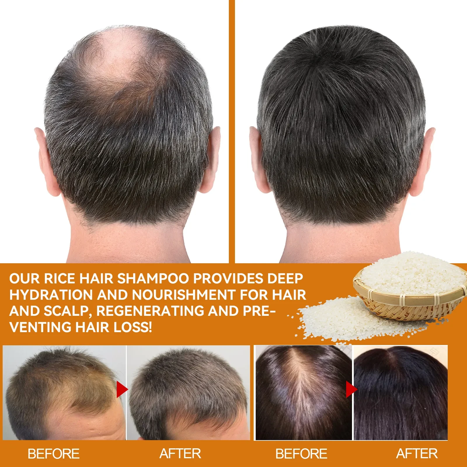 Rice Deep Cleaning Thick Conditioning Shampoo