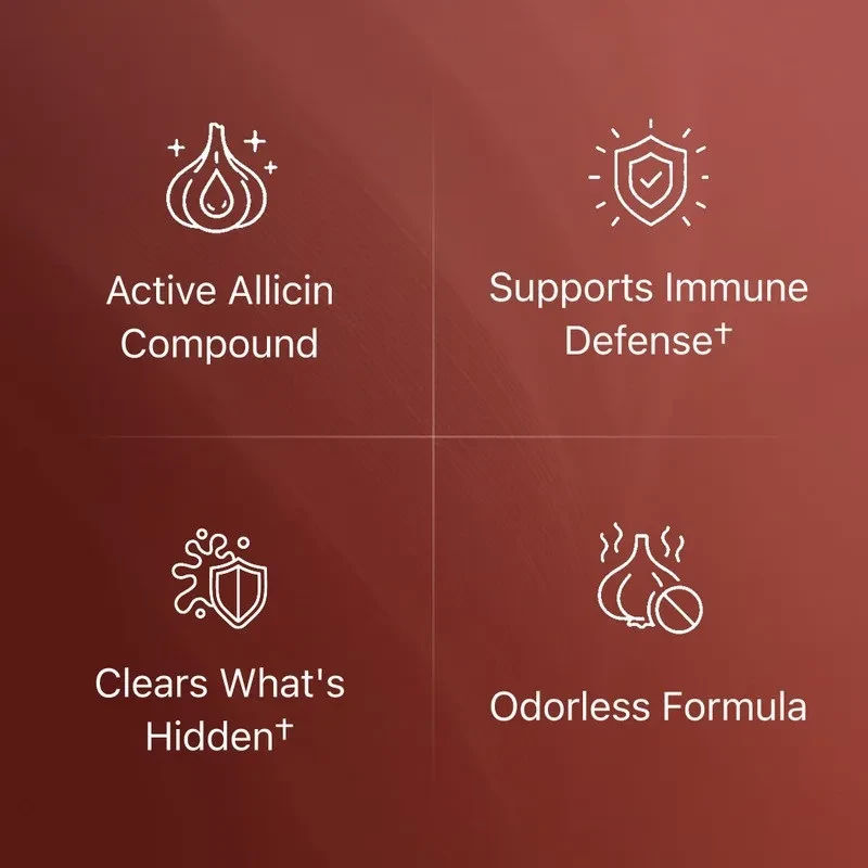 Odorless Garlic Extract Capsules