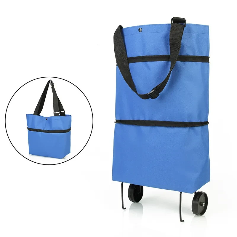 2-in-1 Foldable Shopping Cart