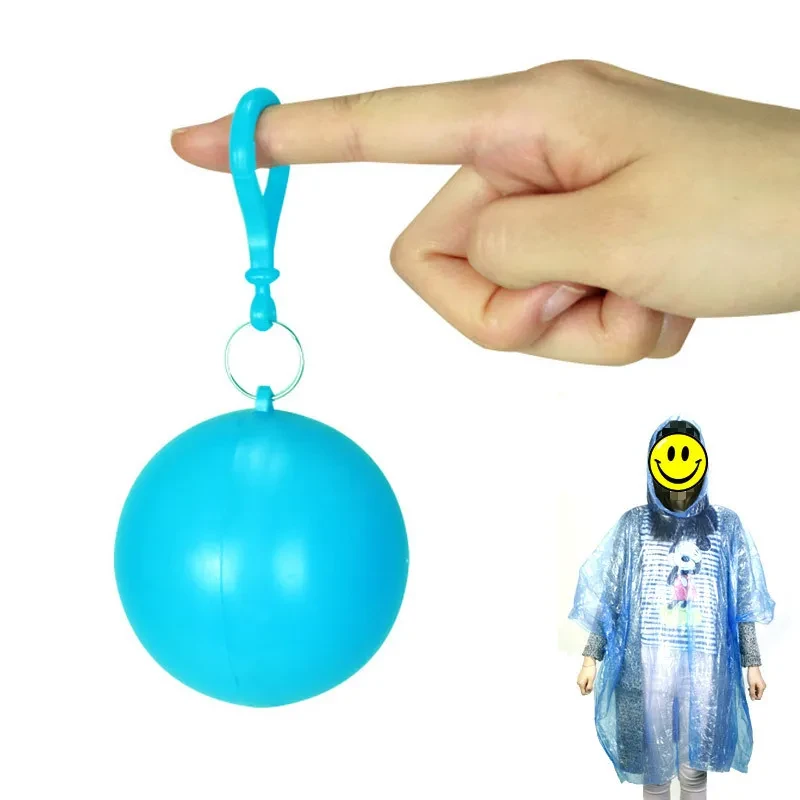 Mini Ball Shape Disposable Raincoat