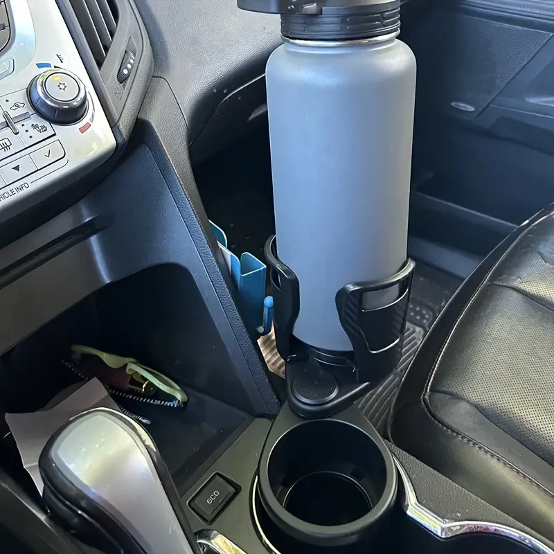 Adjustable Car Cup Holder Expander - Dual Cup Holder with Phone Holder and Aromatherapy Organizer