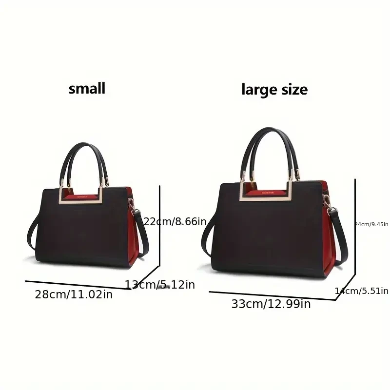 Chic Black Satchel Handbag