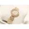 Steel band crystal full diamond watch for women